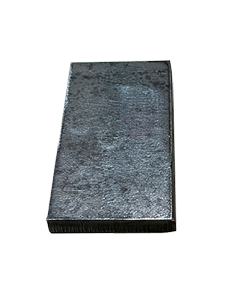 Platine rectangulaire en acier 100x150 ép. 5